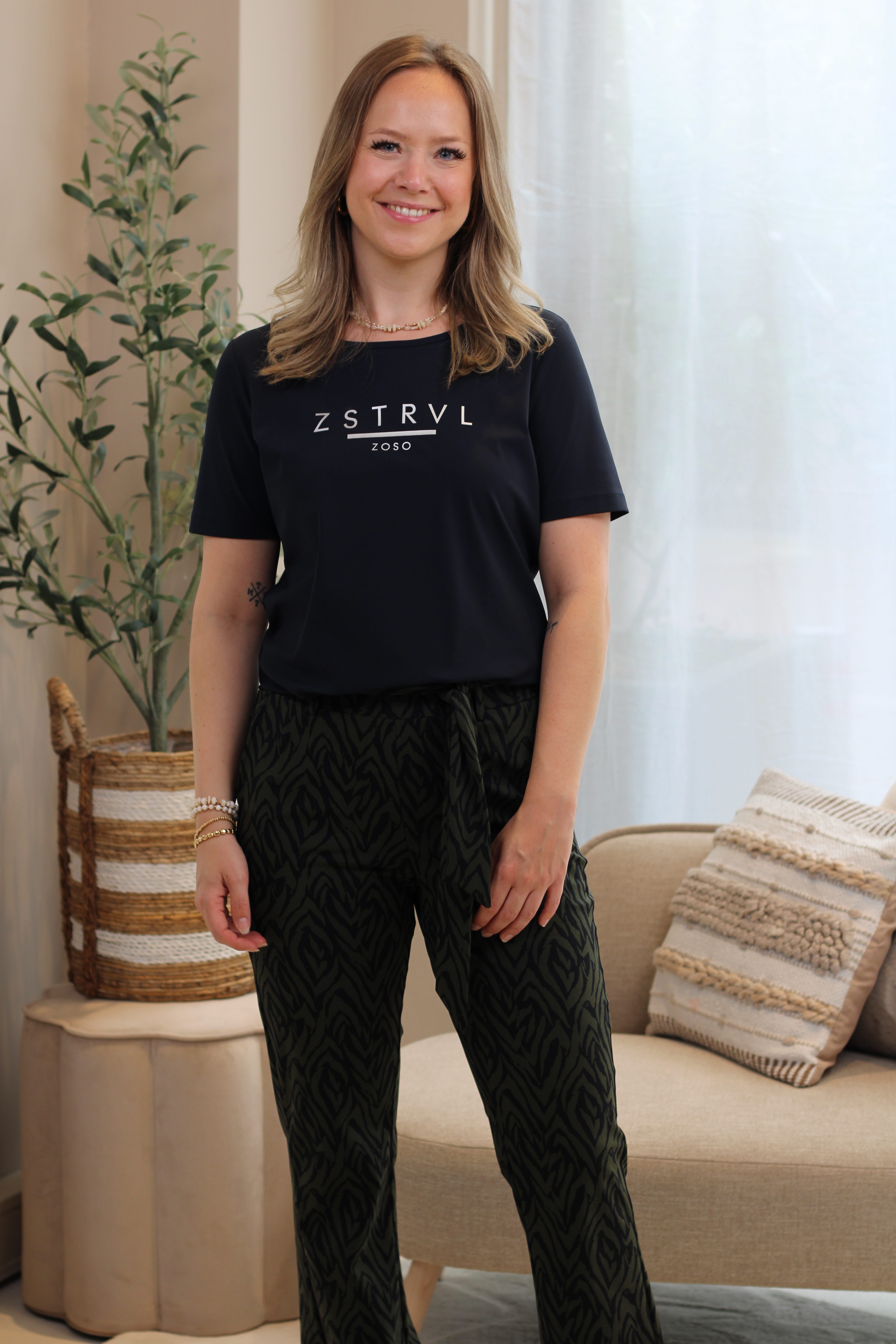 Zoso - Felicia Travel Top - Navy