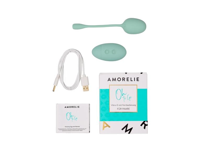 Amorelie Vibro Ei Oh to Go Mint Hochwertiges und kompaktes Sextoy