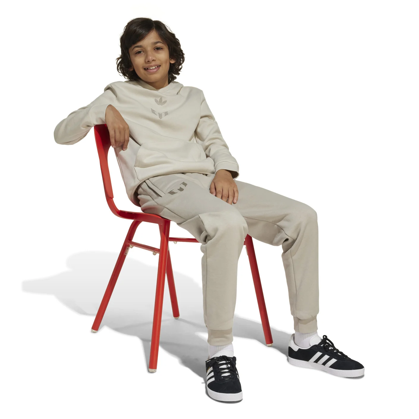 Adidas Messi Joggingbroek Kids Beige