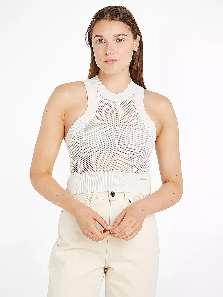 CALVIN KLEIN Top creme