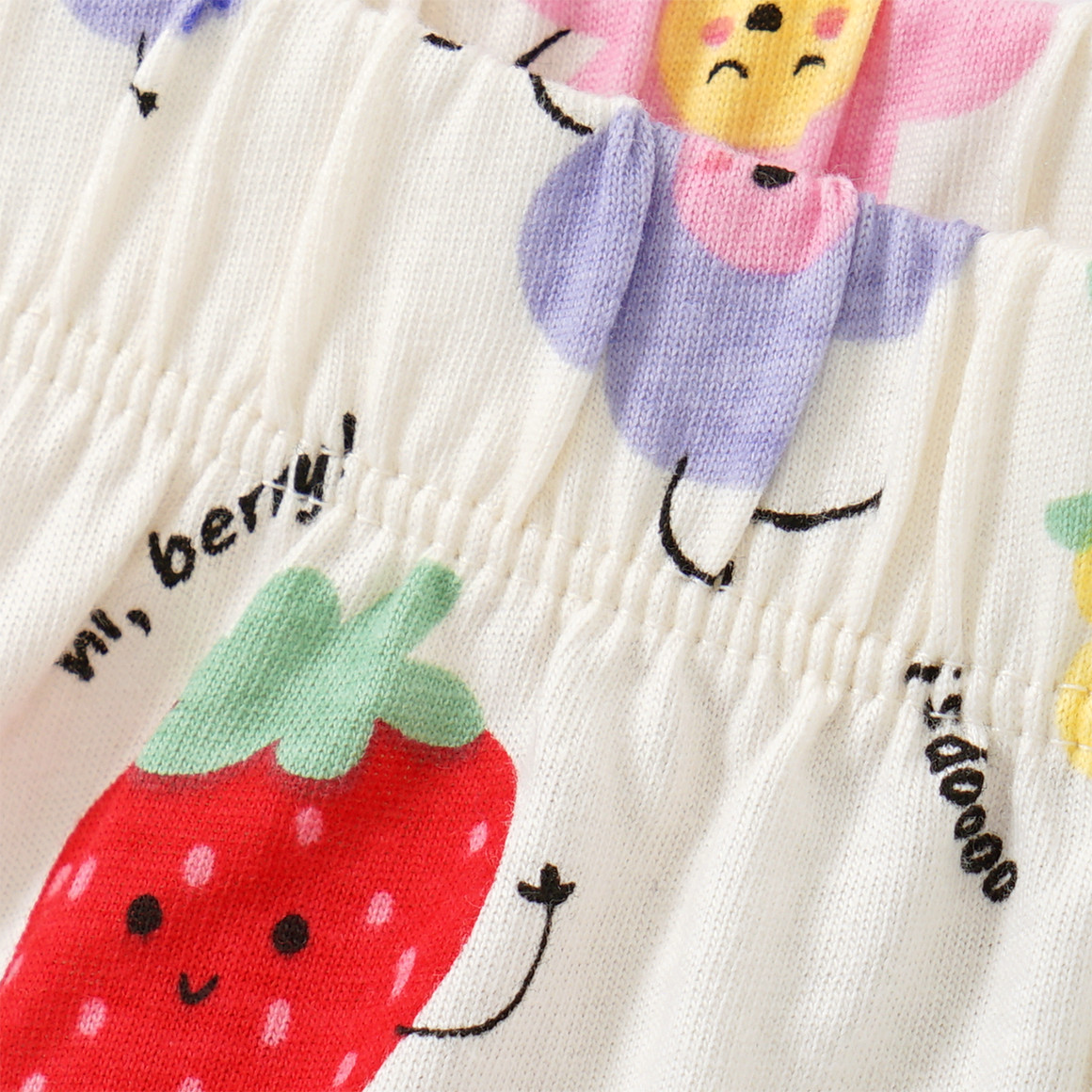 Topolino Mädchen Shorty mit Allover-Print creme
