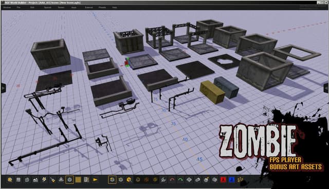 Axis Game Factory's AGFPRO Zombie FPS Player DLC