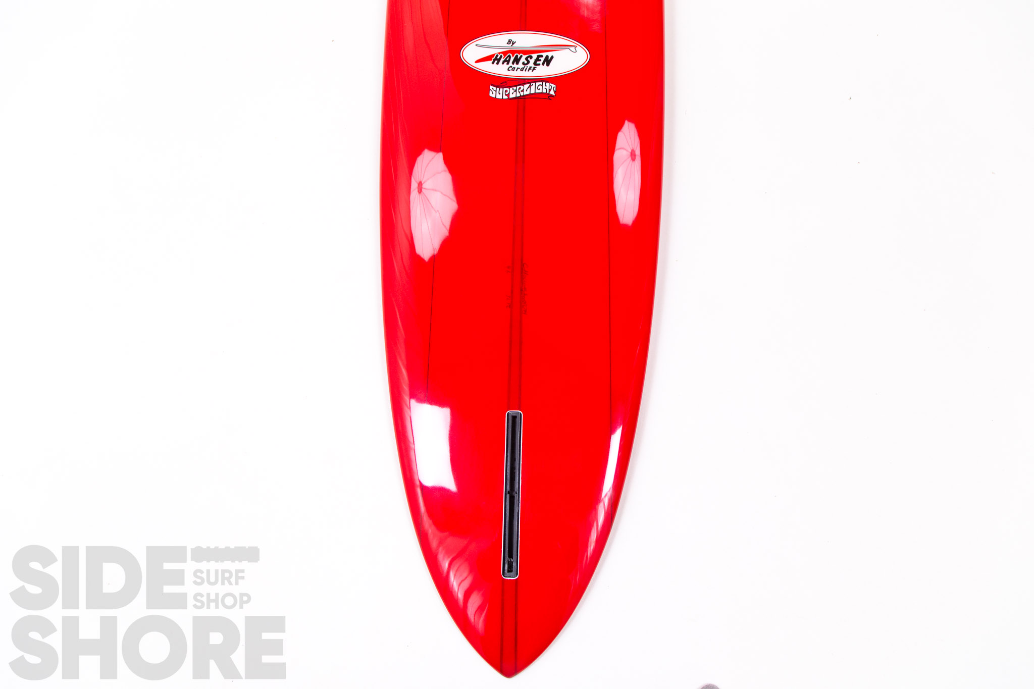 Hansen Surfboards Superlight - Tint Red   Polish - 9'8 x 22 7/8