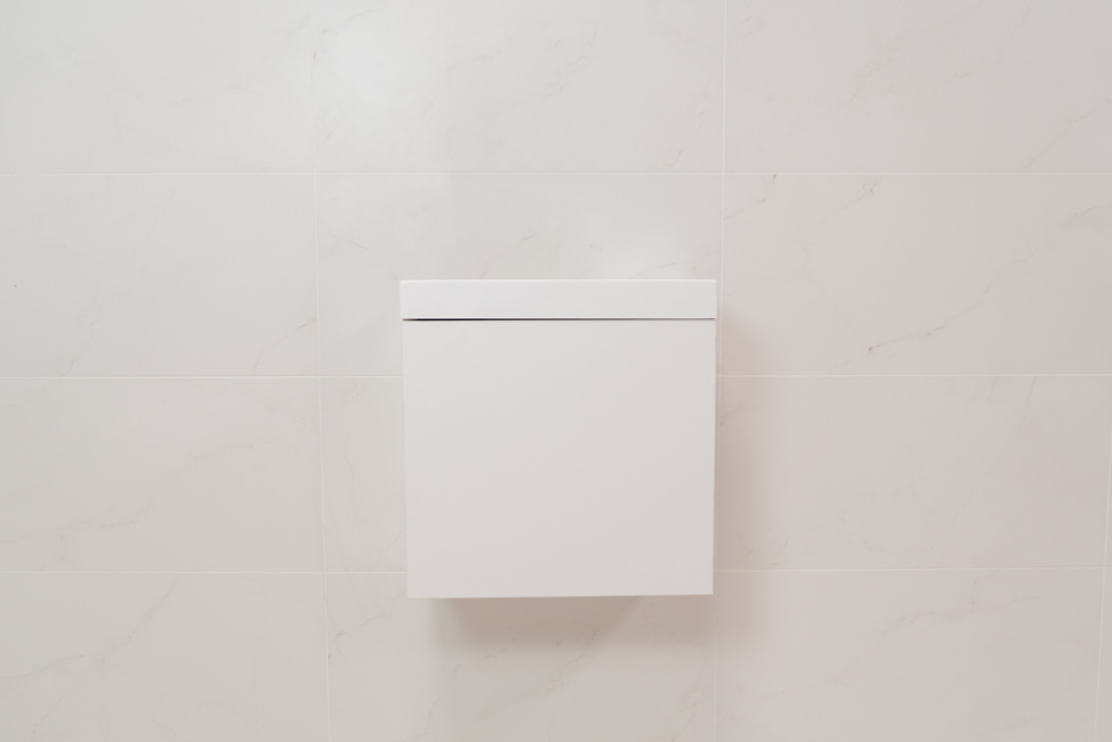 Sanigoods Minimo toiletmeubel 40cm mat wit met witte fontein zonder kraangat