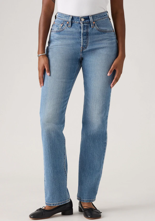 Levi's® Stretch-Jeans »LV Jeans 501 CURVE BLACKS«, mit gerader Beinform
