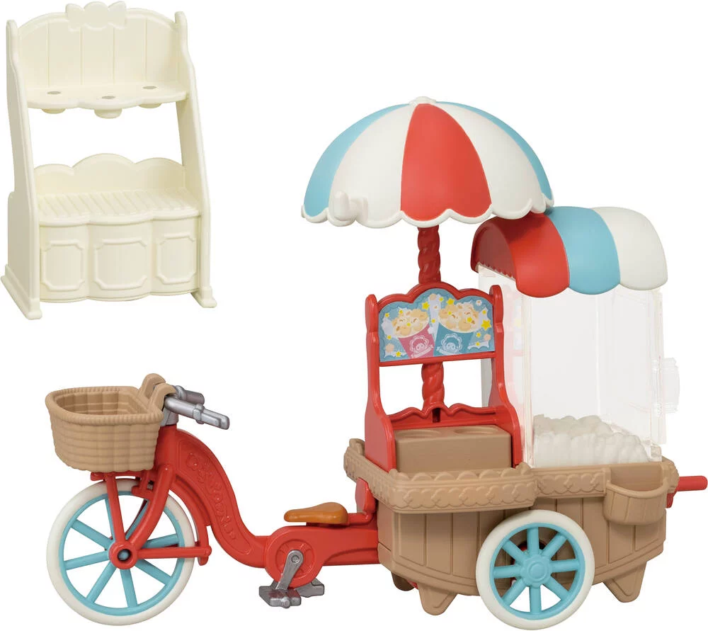 LA MAMAN MOUTON ET SON STAND DE POPCORN - SYLVANIAN SET BOUTIQUES
