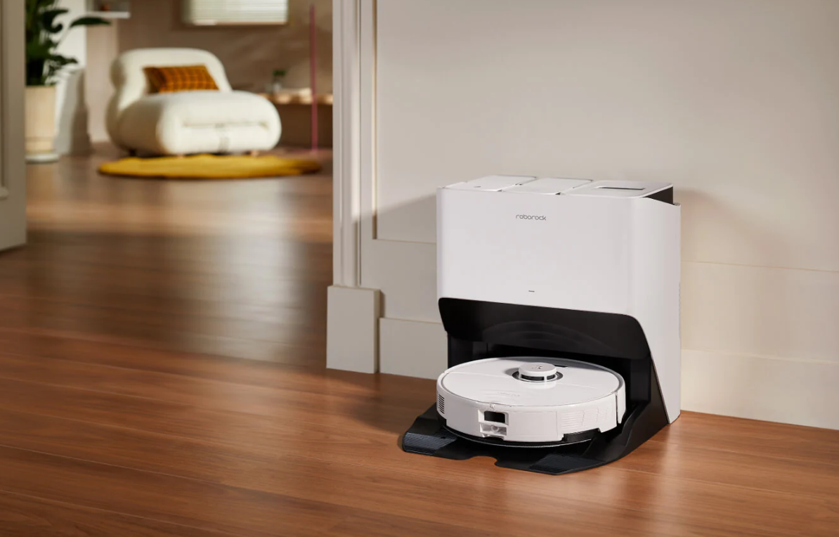 S8 Pro Ultra Staubsaug-Roboter Staubsauger Nass / Trocken Bodenreinigung mit App Steuerung   All-in-One-Andocksystem (R100032) - Weiss