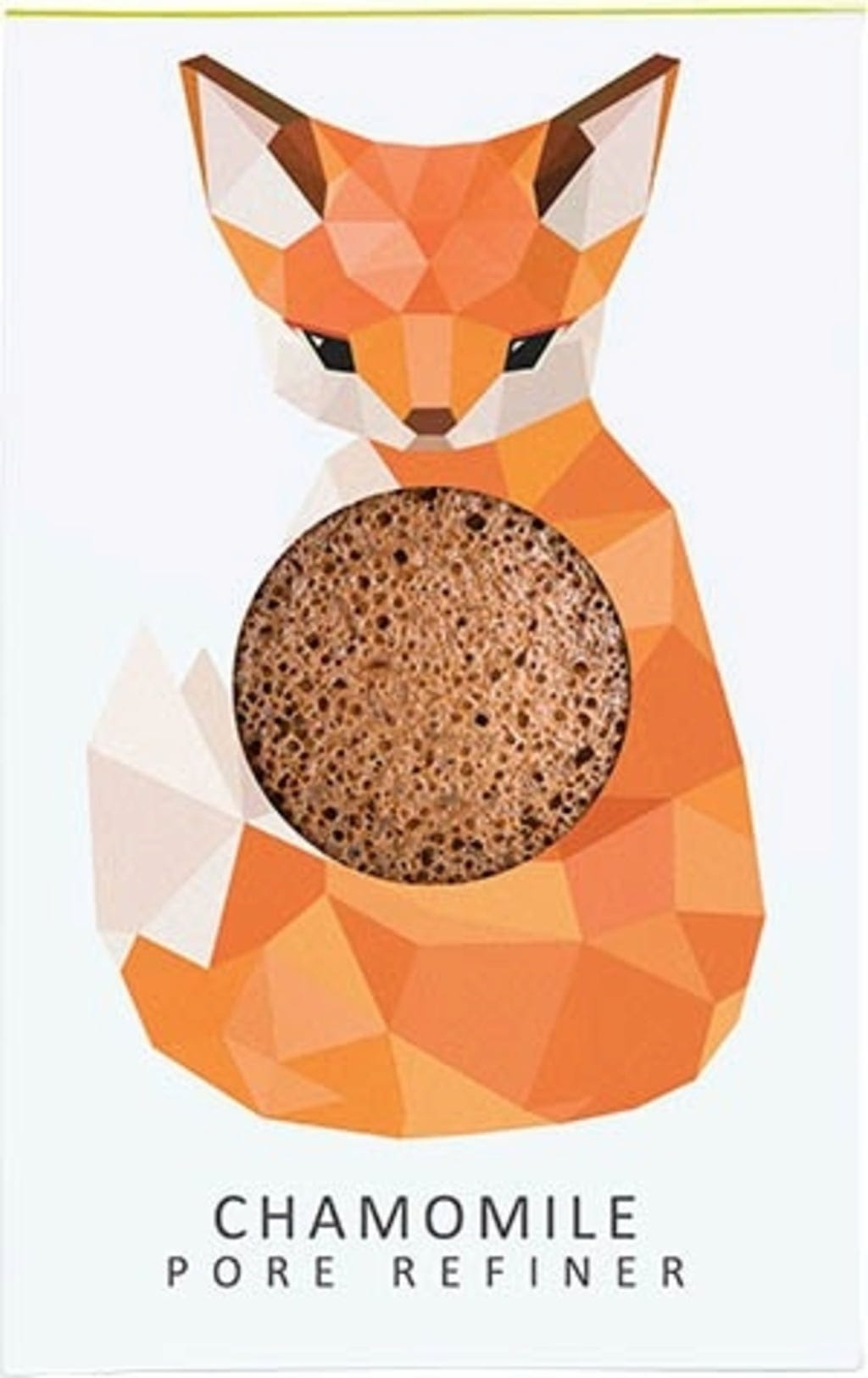 The Konjac Sponge Company  Konjac Mini Pore Refiner Woodland Fox with Chamomile