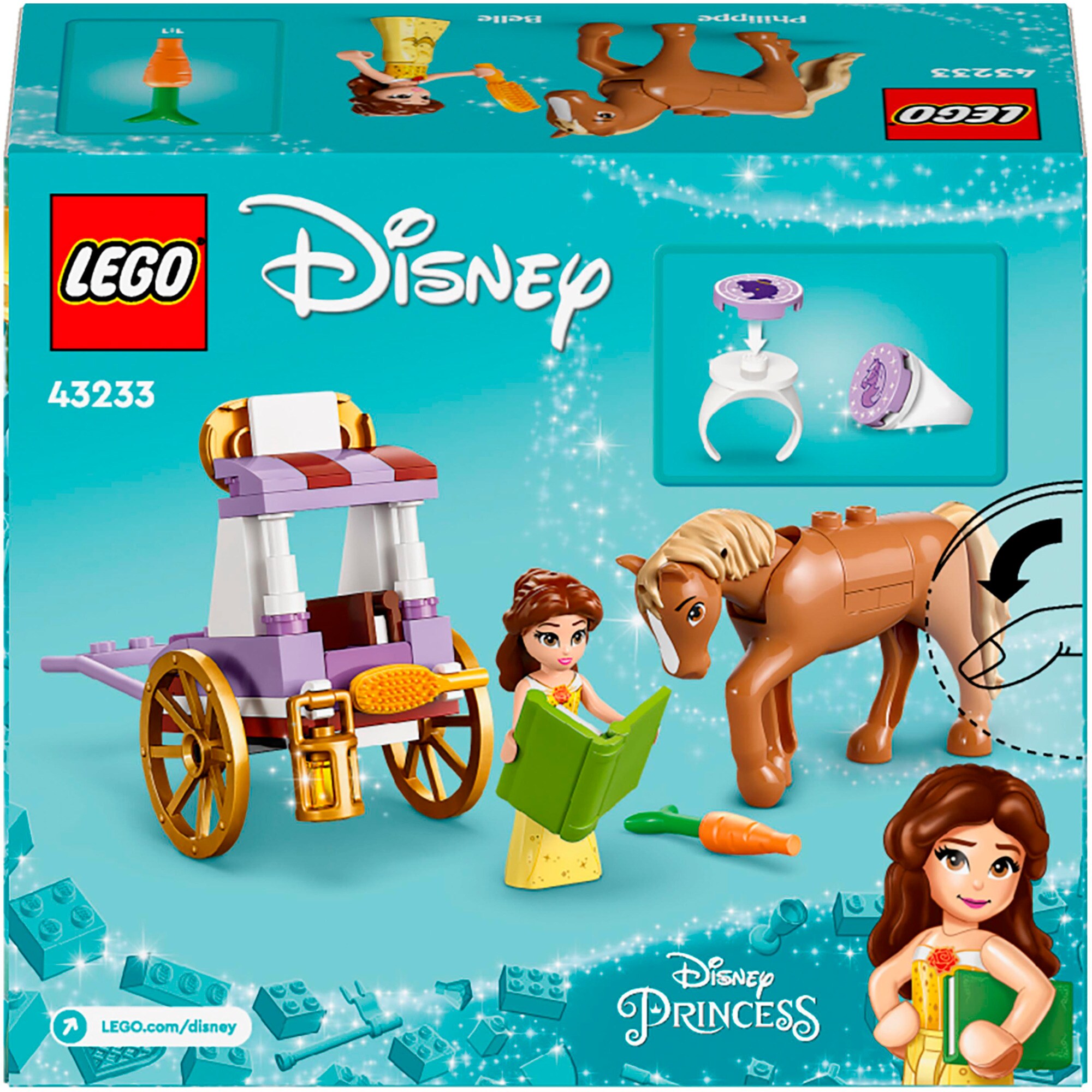 LEGO Konstruktionsspielzeug Disney Princess Belles Pferdekutsche