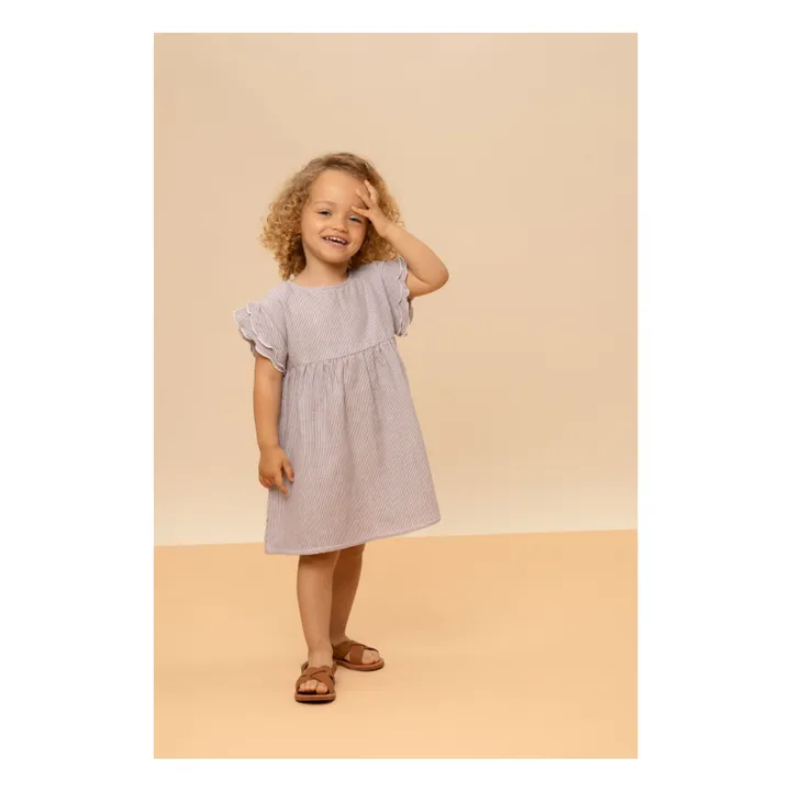 Studio Bohème Robe Cousine Rayée | Parme