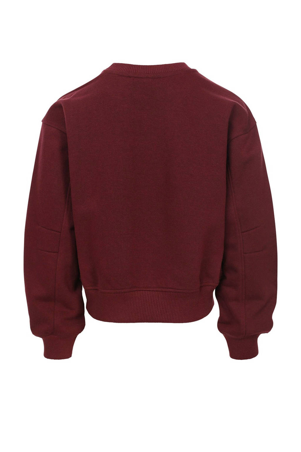 LOOXS sweater met printopdruk wijnrood