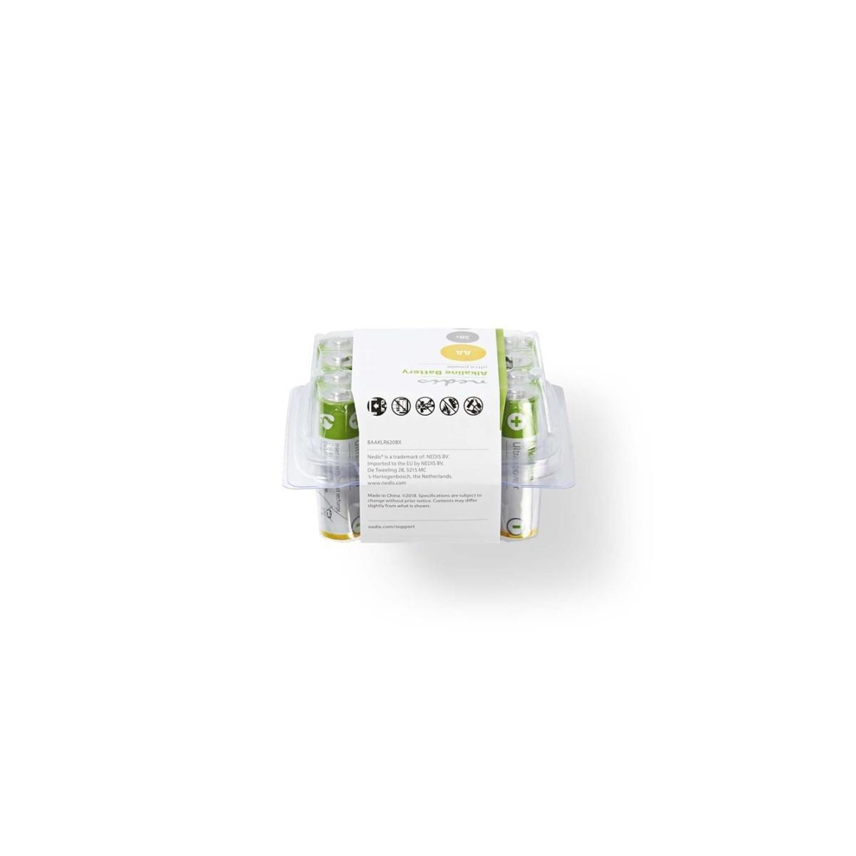 Nedis Alkaline Batteri AA | 1.5 V DC | 20-Pakke