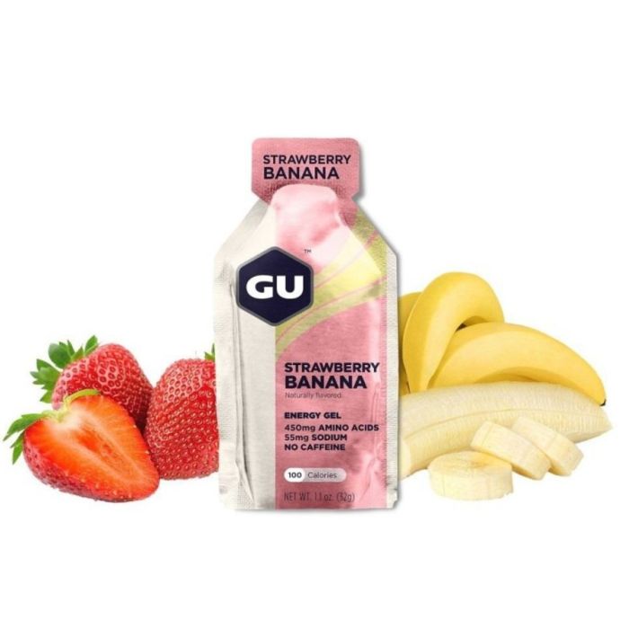 GU Energy Unisex Energi-gels Gel (Strawberry/Banana)