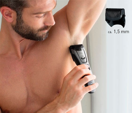 Panasonic Multifunktionstrimmer »ER-GB80-H503« 3 Aufsätze für Bart, Haare & Körper inkl. Detailtrimmer