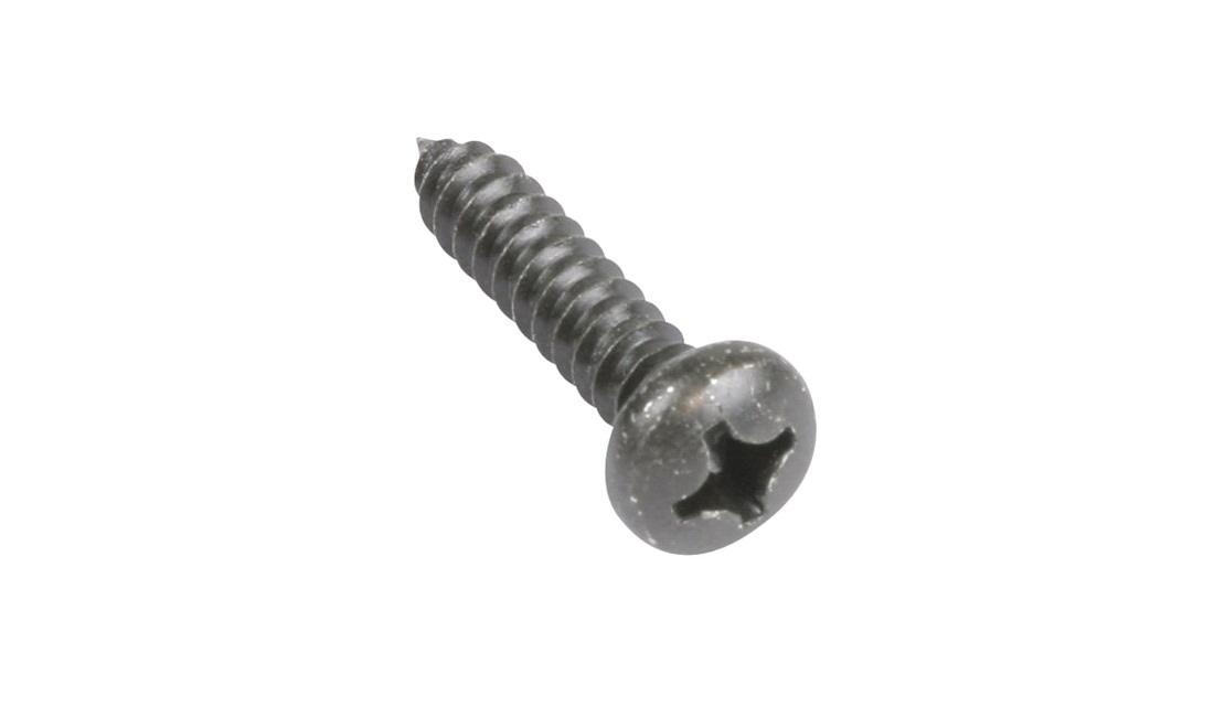 Pladeskrue sort 5,5x25mm