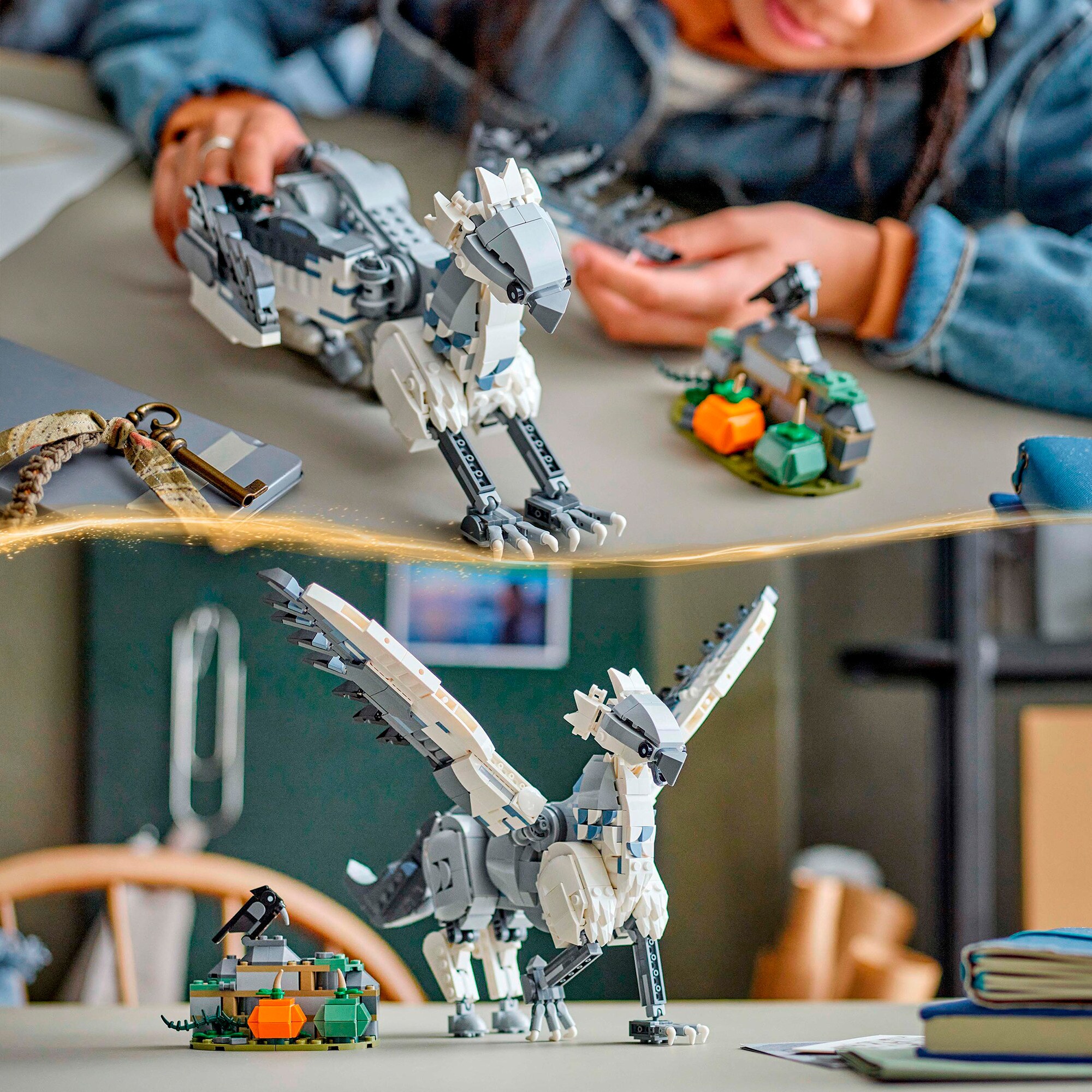 LEGO Konstruktionsspielzeug Harry Potter Hippogreif Seidenschnabel