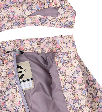 Mikk-Line Sommerjacke - Lavender Aura m. Blumen