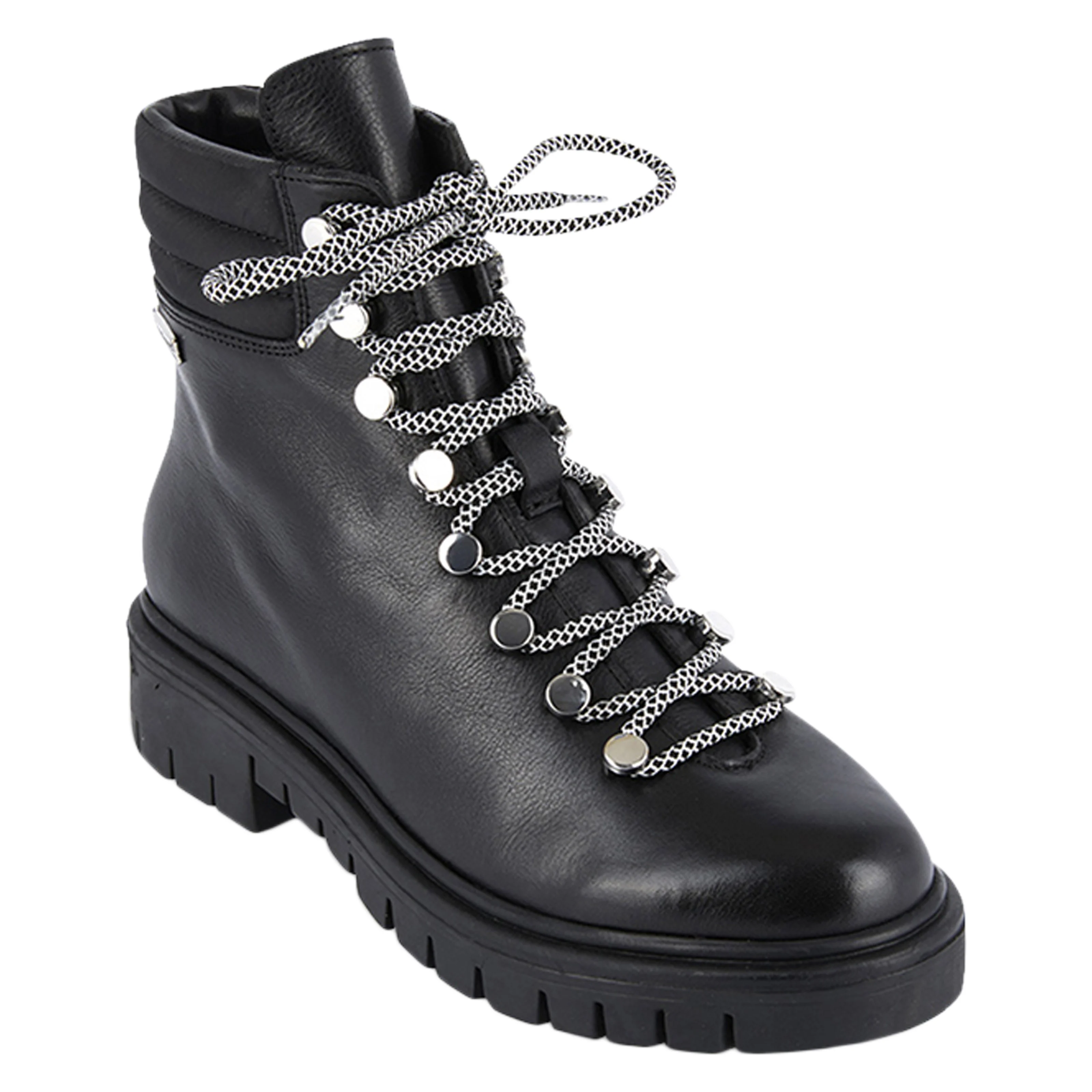 Bottines en cuir Zap | Noir