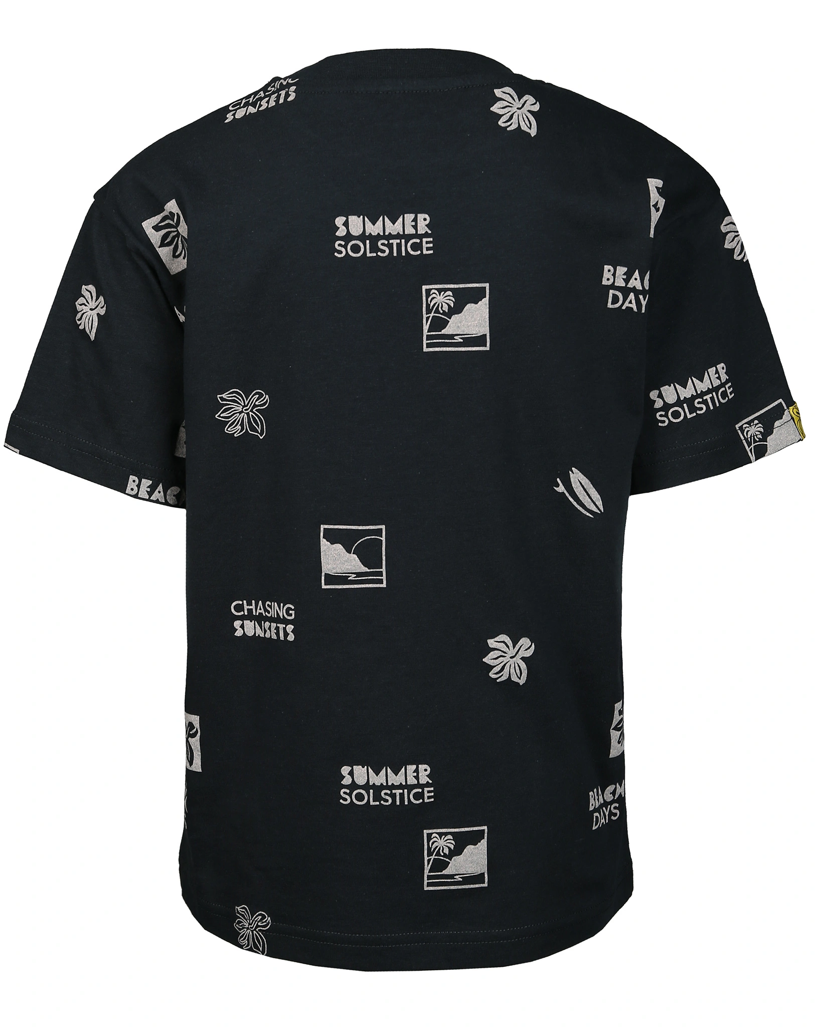 T-Shirt NO BAD WAVES in schwarz