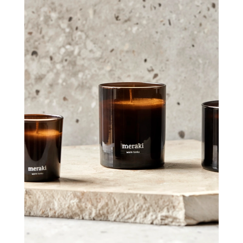Meraki Scented Candle 200 gr. - Warm Tonka