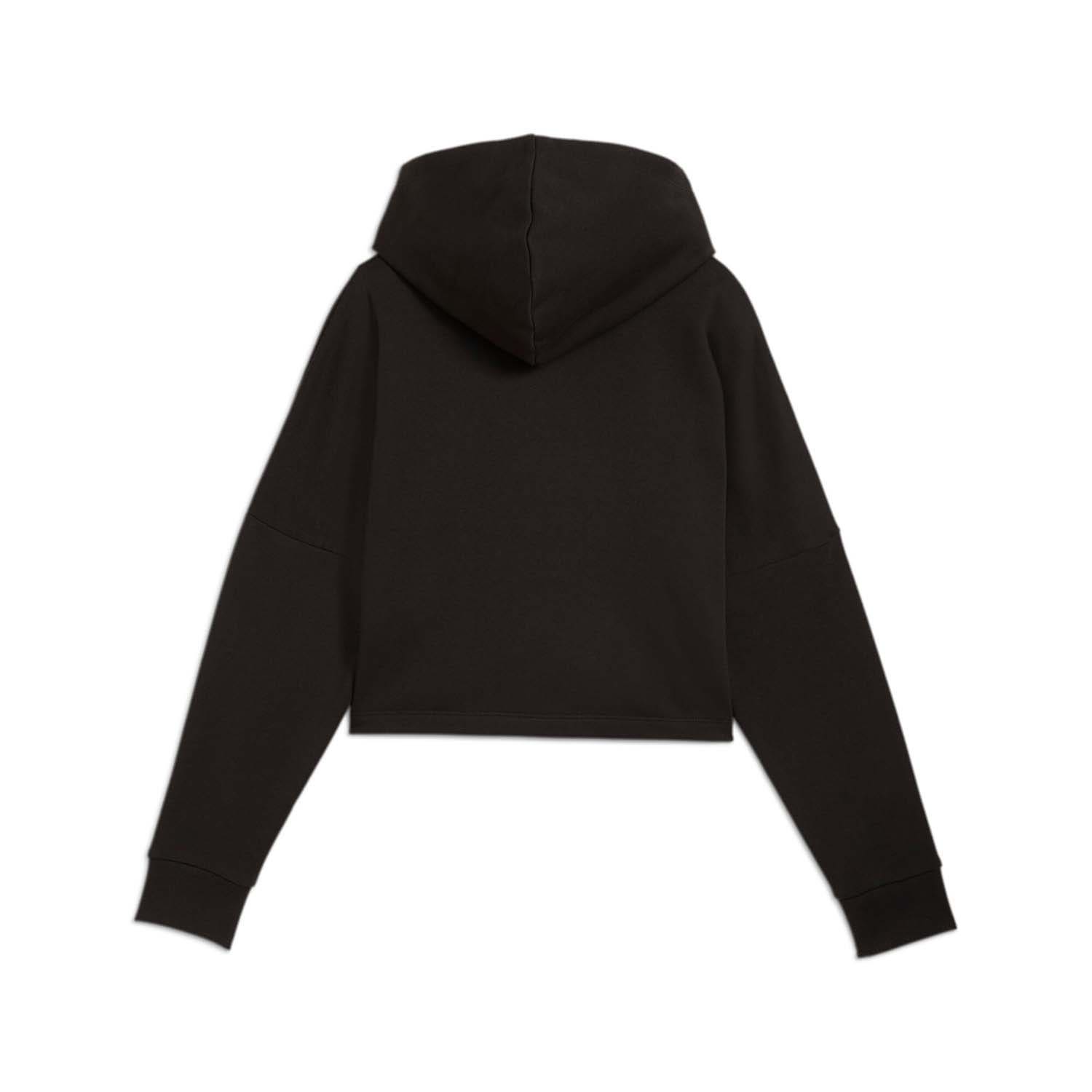 PUMA  Essentials Logo Cropped Hoodie Kids
