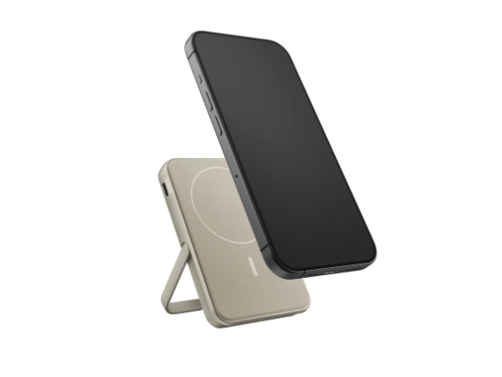(20W) 5000mAh Dual USB C Powerbank Power Delivery Ladegerät   Kickstand (2PBM5000SS) - Silky Sand
