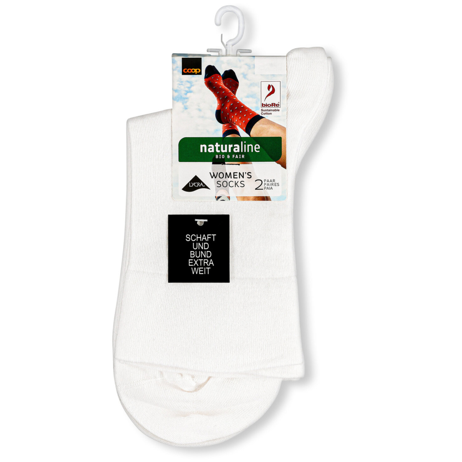 Women's socks Relax Duo weiss