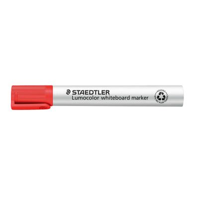 STAEDTLER LUMOCOLOR 351 - Pack de 10 marqueurs effaçables - pointe ogive - rouge