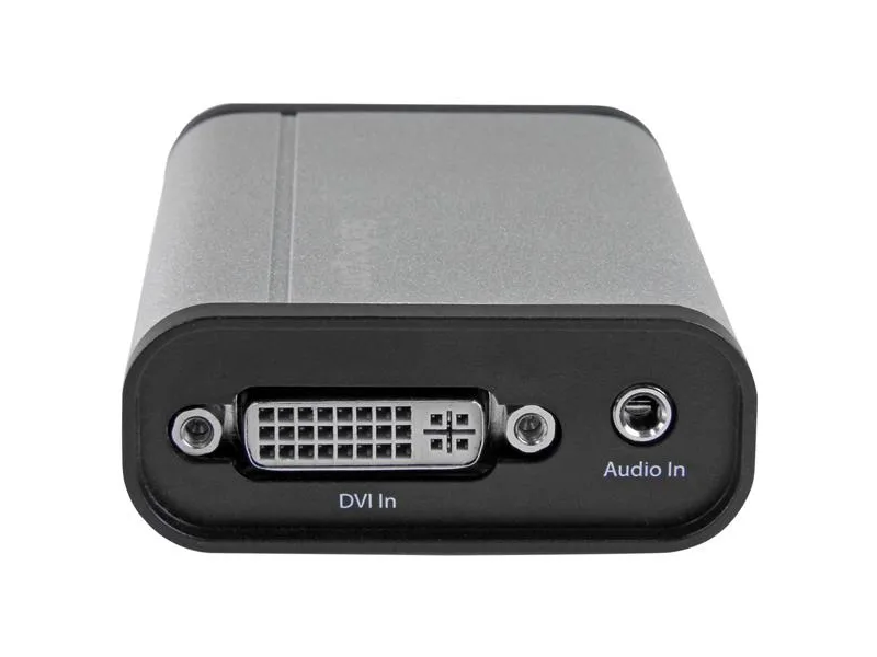 StarTech.com USB 3.0 Capture Gerät für High-Performance DVI Video - 1080 60FPS - Aluminium, Schwarz, Silber, USB 3.2 Gen 1 (3.1 Gen 1), 1920 x 1080 Pixel, USB Type-B, Mstar MST3363CNK-170, 504825 h