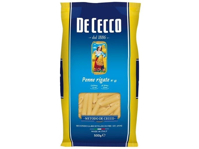 De Cecco Teigwaren Penne rigate Nr. 41 500 g Pasta aus Hartweizengriess