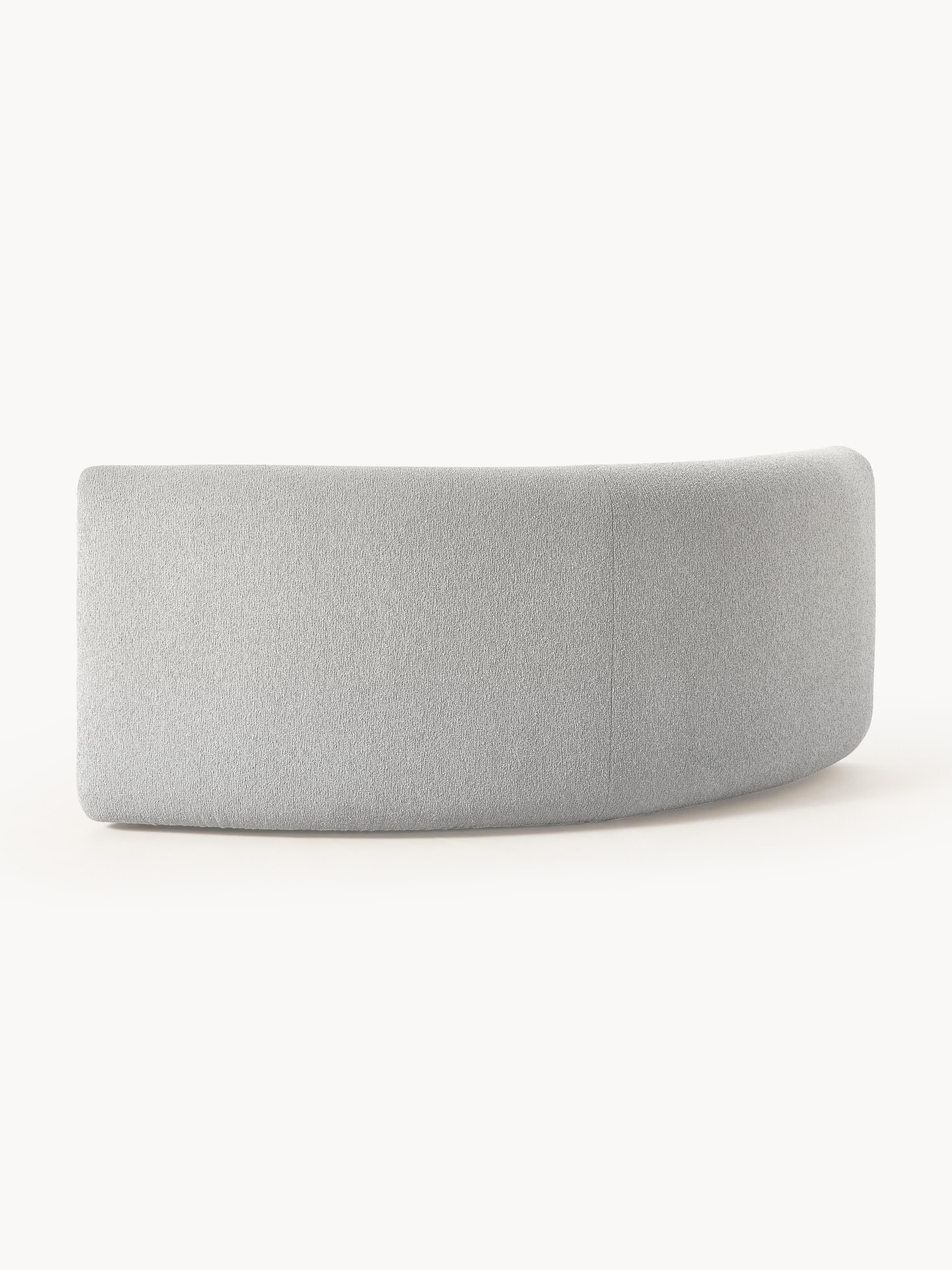 Ronde bouclé hoekmodule Sofia