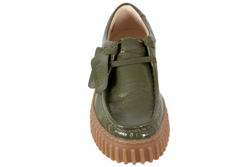CLARKS TORHILL BEE SKO I OLIVENFARVET POLIDO