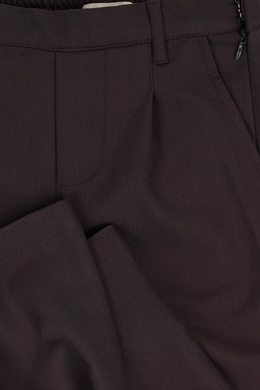 LOOXS high waist loose fit broek bruin