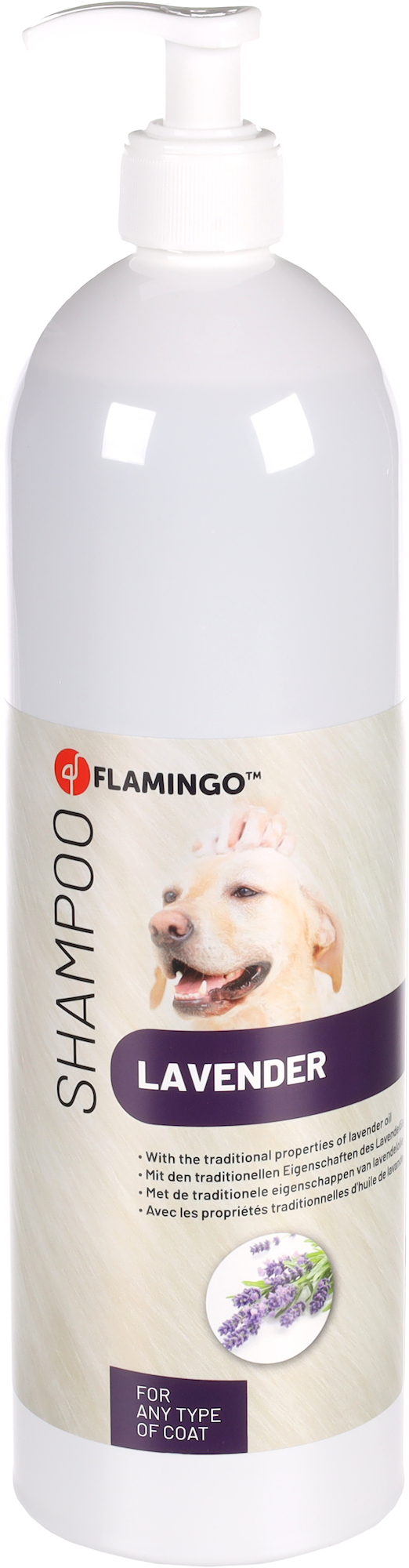 Flamingo f-1030866 - Shampoing avec parfum de lavande Tout type de pelage 1 L