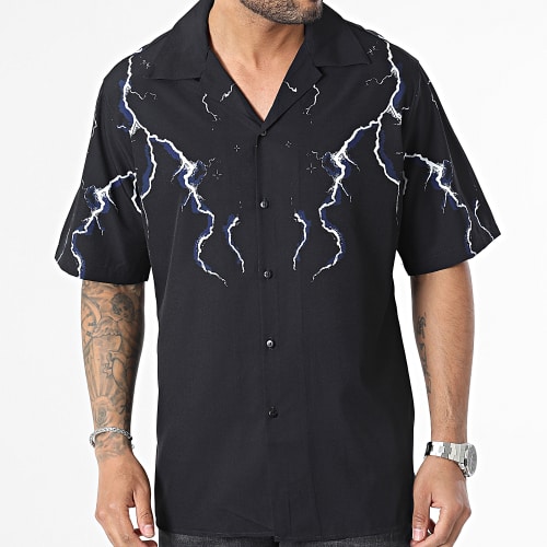 Chemise Manches Courtes Noir