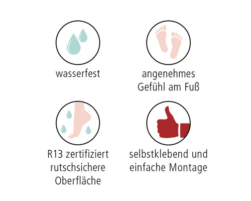 Antislipsticker mySPOTTI stepon cirkel marmer steen mozaïek
