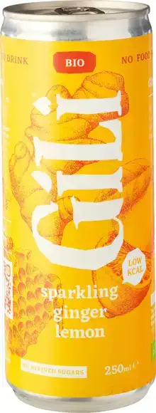 Sparkling ginger lemon