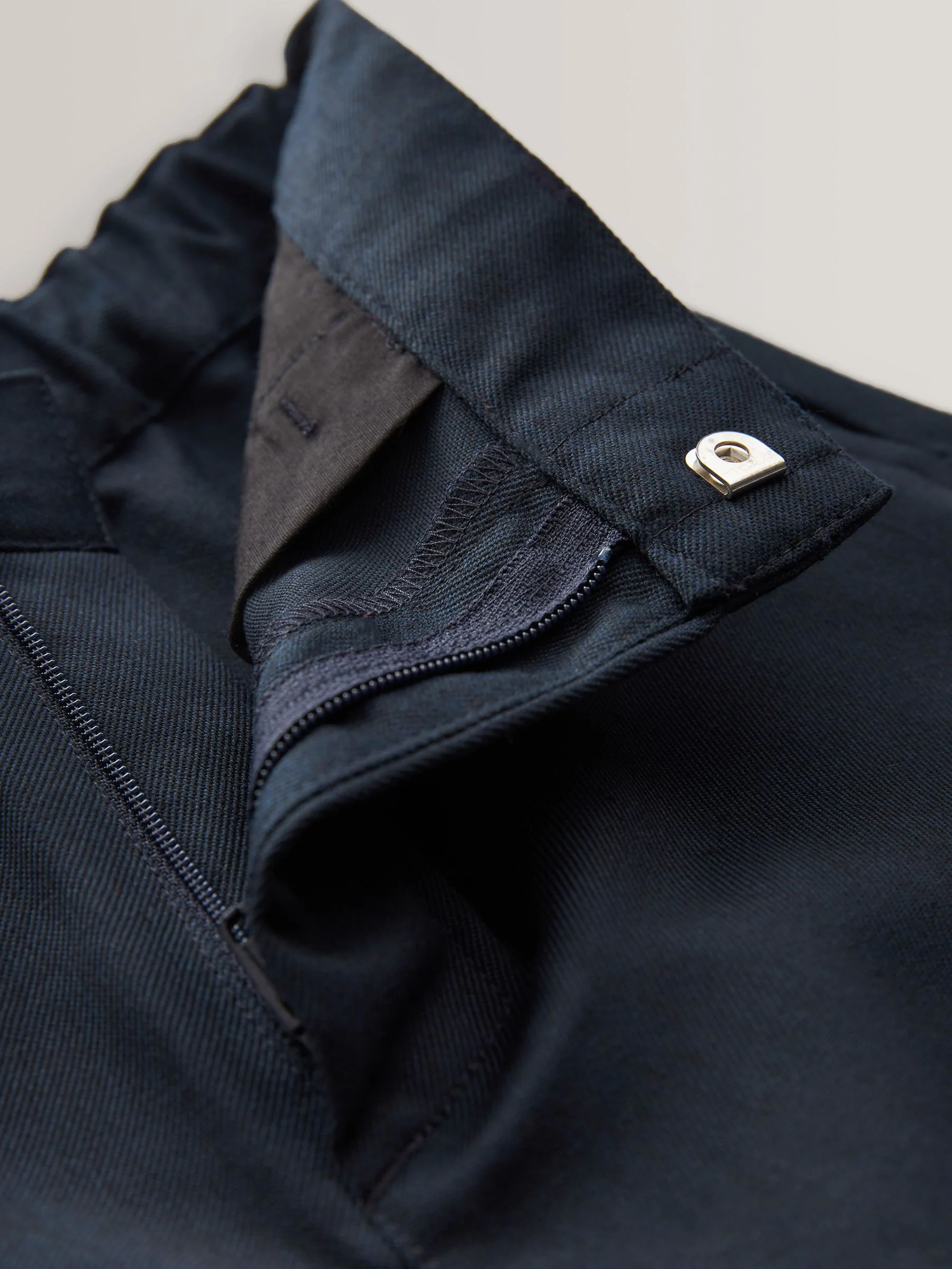 Marineblauw - Schoolbroek met rechte pijpen (3-17jaar)
