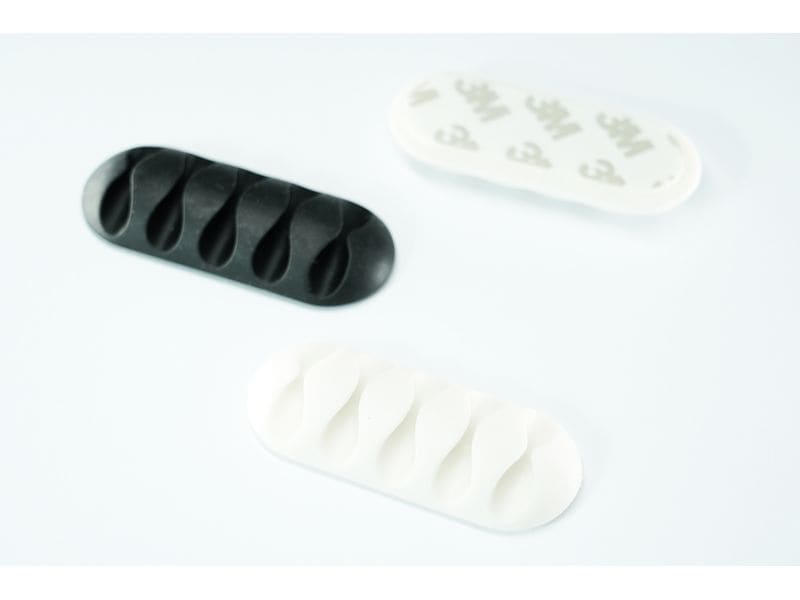 Schönenberger CableClip Kabelhalterungen, 66 mm, Weiss / Sc Kabelmanagement-Sortiment für ein aufgeräumtes und effizientes Umfeld