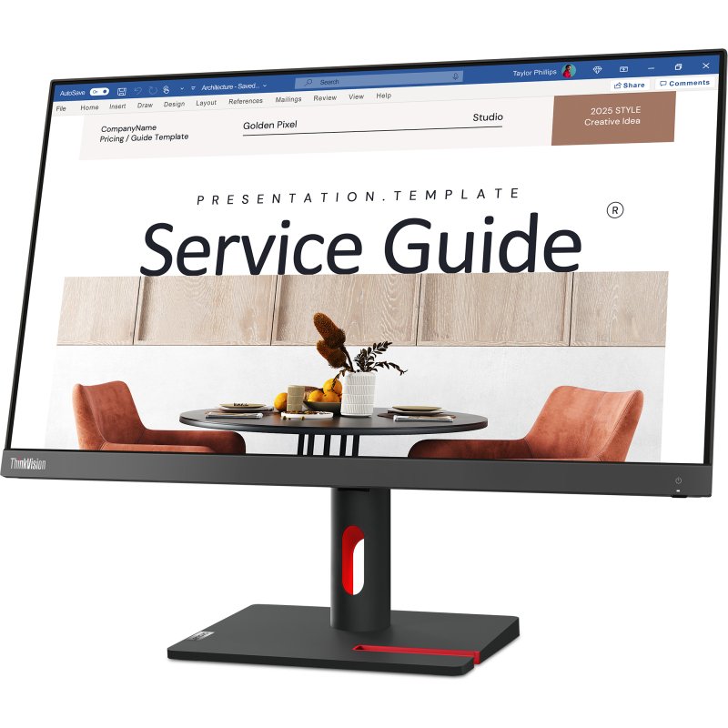 Lenovo ThinkVision S24i-30 écran plat de PC 60,5 cm (23.8