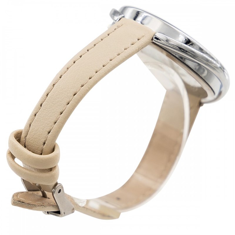 Montre Femme CHTIME bracelet Cuir Blanc