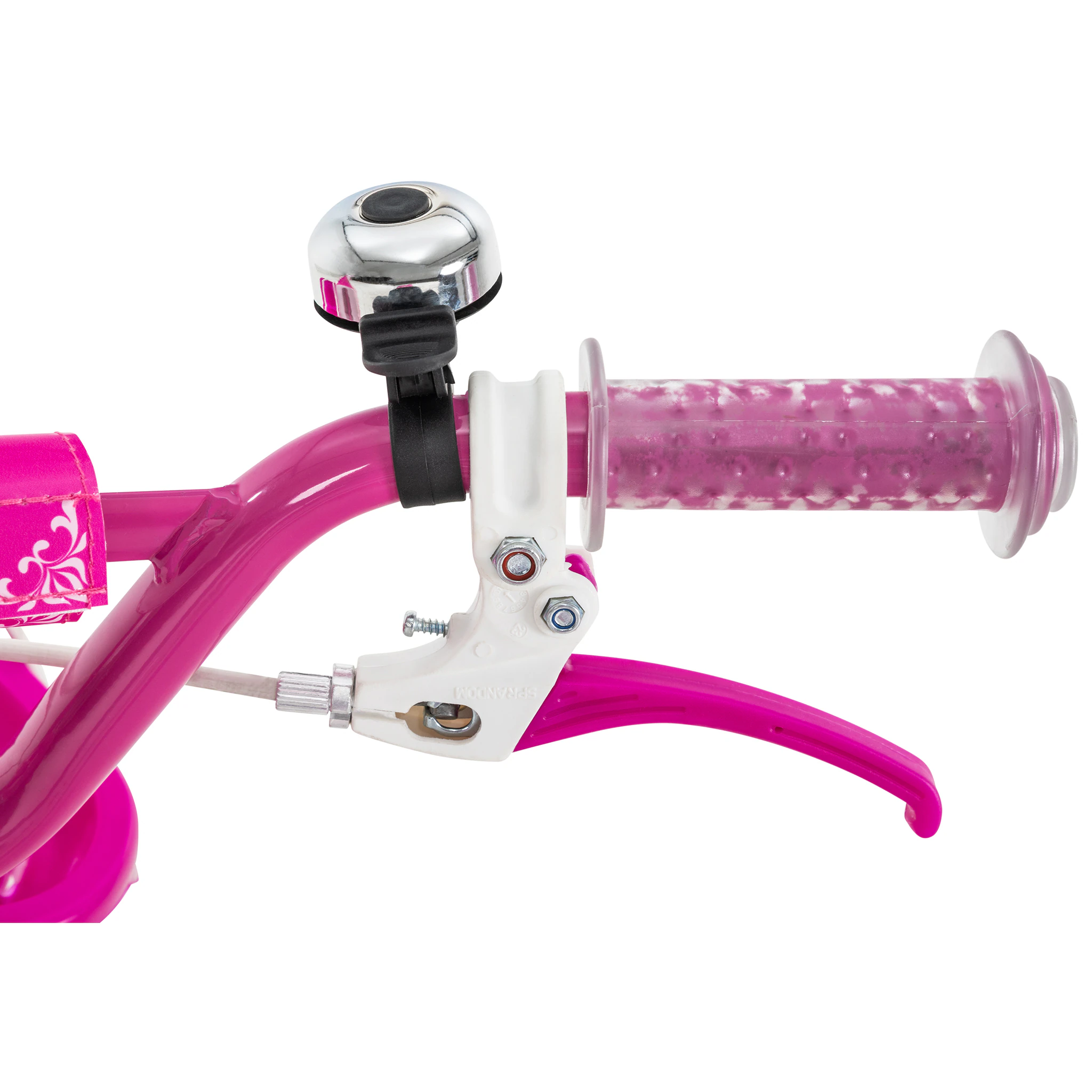 Actionbikes Kinderfahrrad Daisy 20 Zoll, pink, V-Brake-Bremsen, Antirutschgriffe, Kettenschutz, Korb (East)