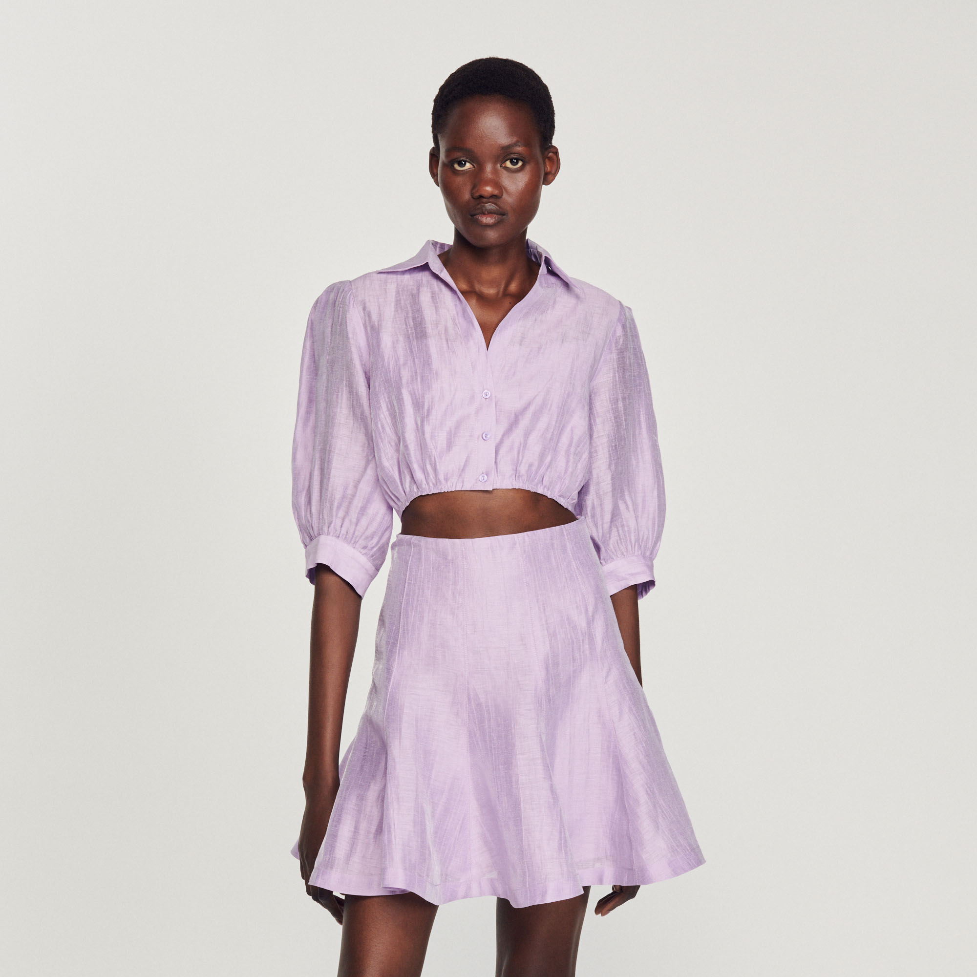 Robe courte ouverte