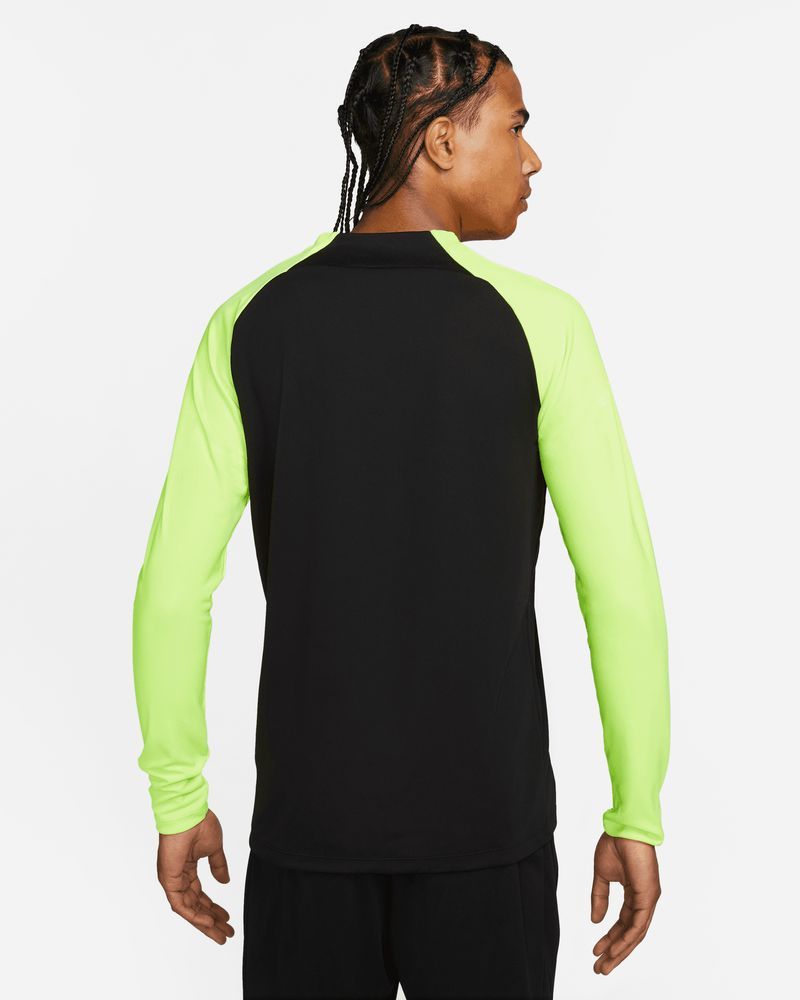 Haut d'entrainement 1/4 Zip Nike Academy Pro Noir & Jaune Fluo pour homme
