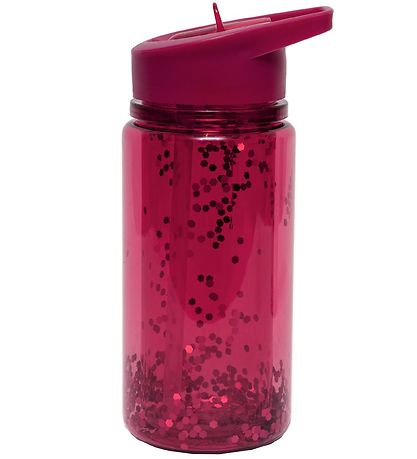 Petit Monkey Drikkedunk m. Suger?r - 300 ml - Rød m. Glimmer