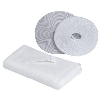 Screen Lite zelfklevend klittenband polyester wit 100x100 cm