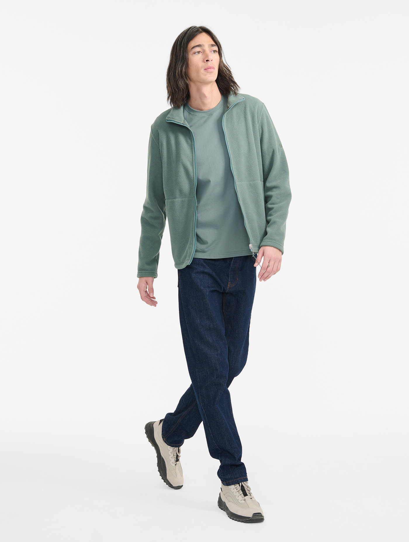 Polaire microfibre T-KIT avec fermeture éclair ALOE