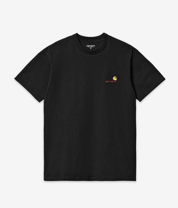 Carhartt WIP American Script Organic T-Shirt (black)