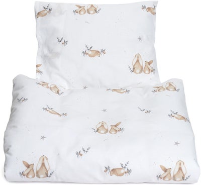 MiniDreams Sengesett Sprinkelseng 100x130 Bunny, Hvit