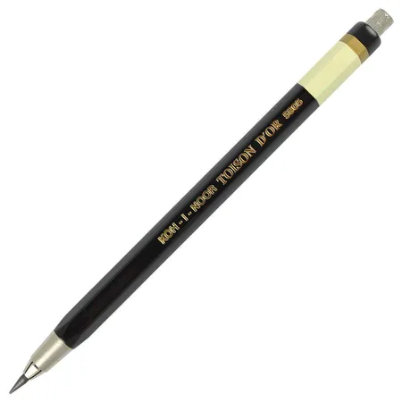Koh-I-Noor Toison d'Or Metall-Druckbleistift inkl. Anspitzer, Durchmesser 2,5 mm